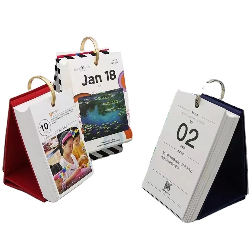 Custom 365 Day Calendars Office Home Perpetual Daily Table Desk Mini Calendar 2023